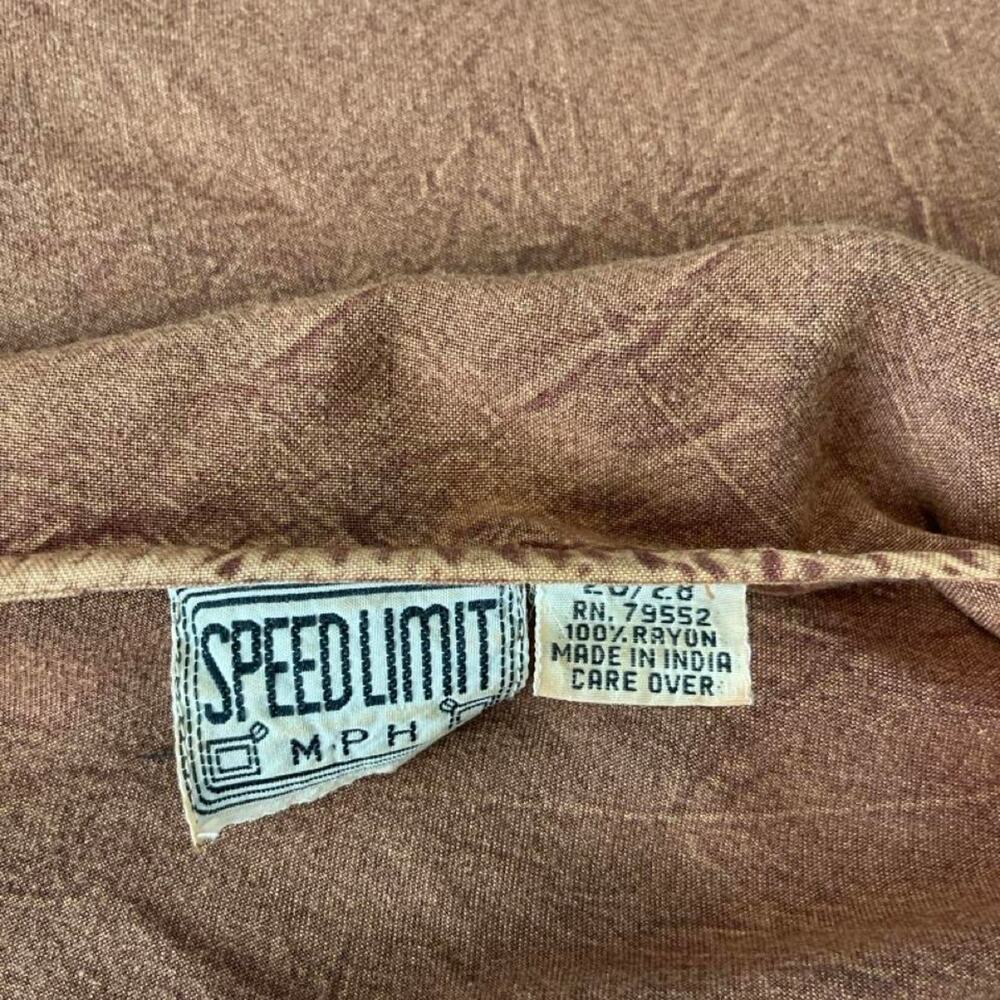 Speed Limit MPH Camel Embroidered - Picture 2 of 2